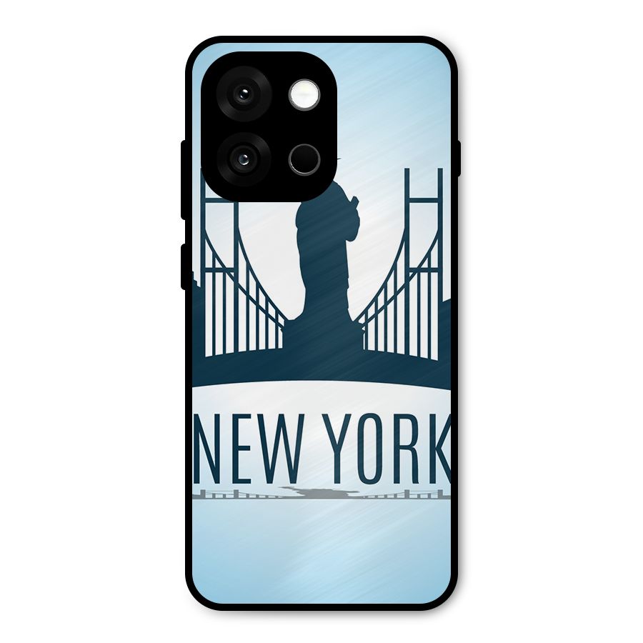 New York Skyline Metal Back Case for OnePlus 13s