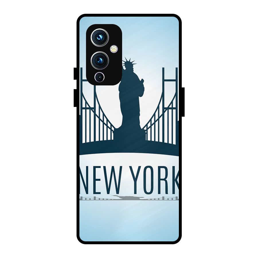 New York Skyline Metal Back Case for OnePlus 9