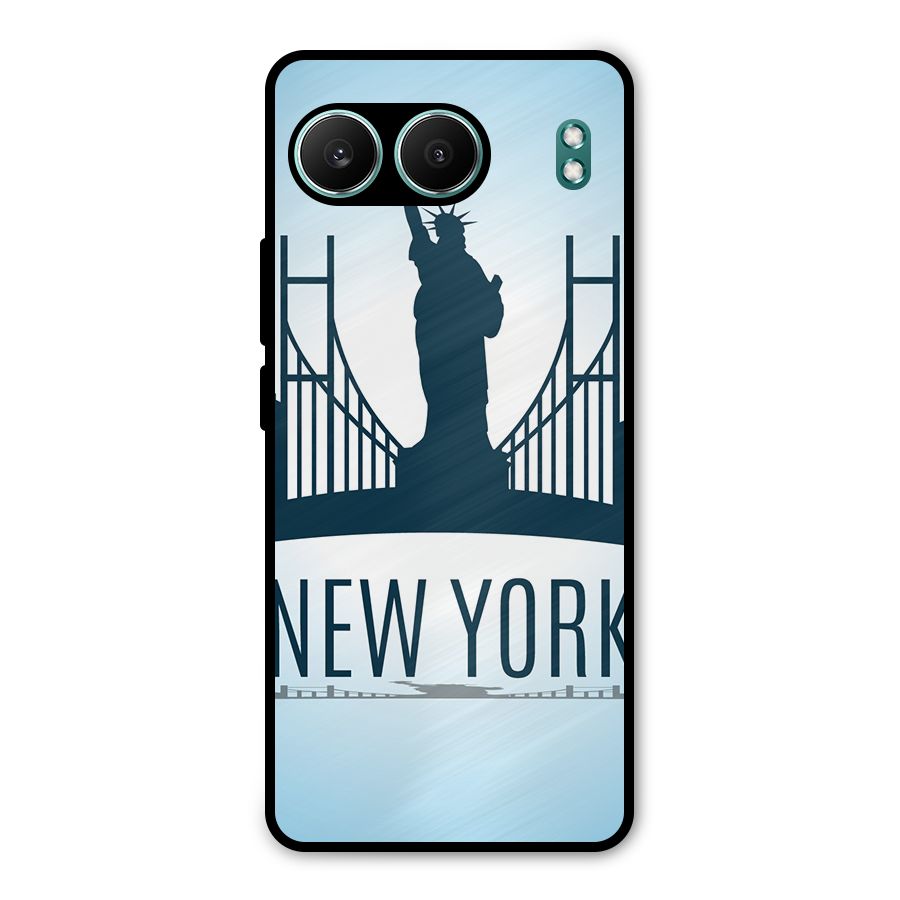 New York Skyline Metal Back Case for OnePlus Nord 4