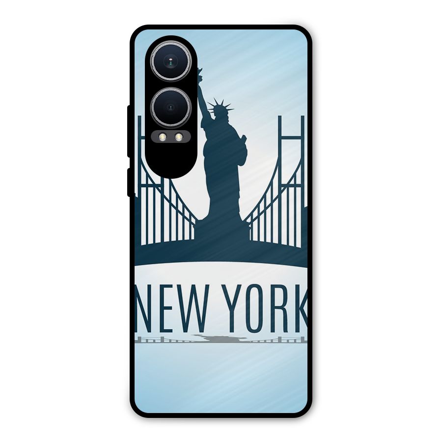 New York Skyline Metal Back Case for OnePlus Nord CE4 Lite