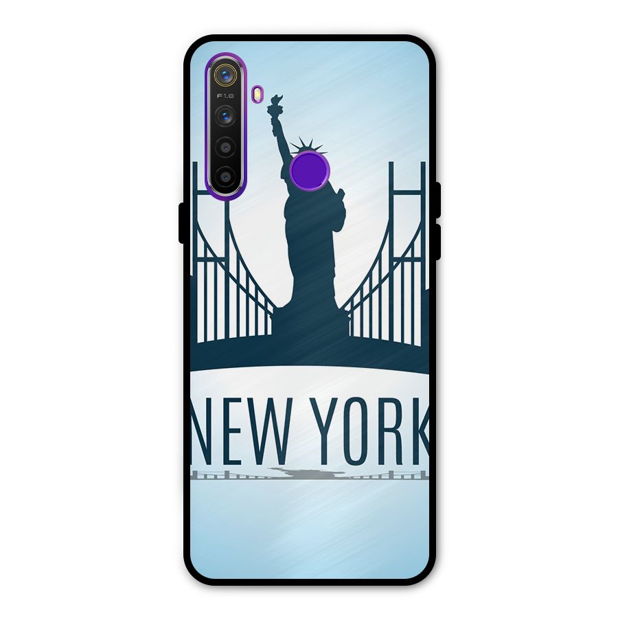 New York Skyline Metal Back Case for Realme Narzo 10