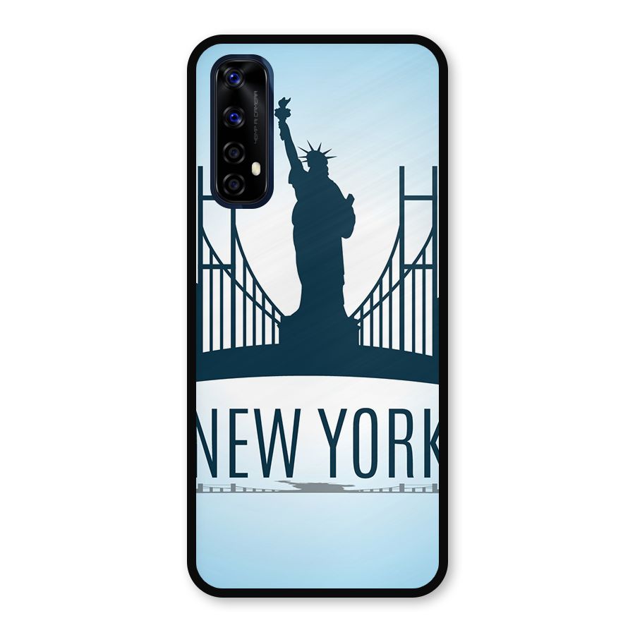 New York Skyline Metal Back Case for Realme Narzo 20 Pro