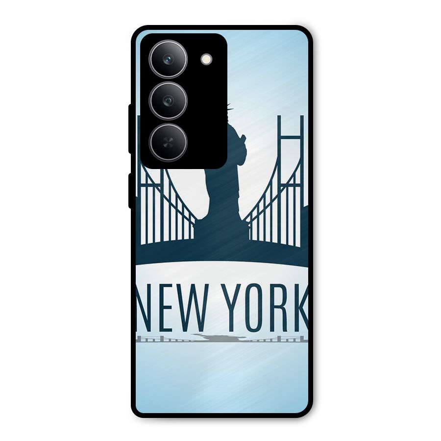New York Skyline Metal Back Case for Realme P3x