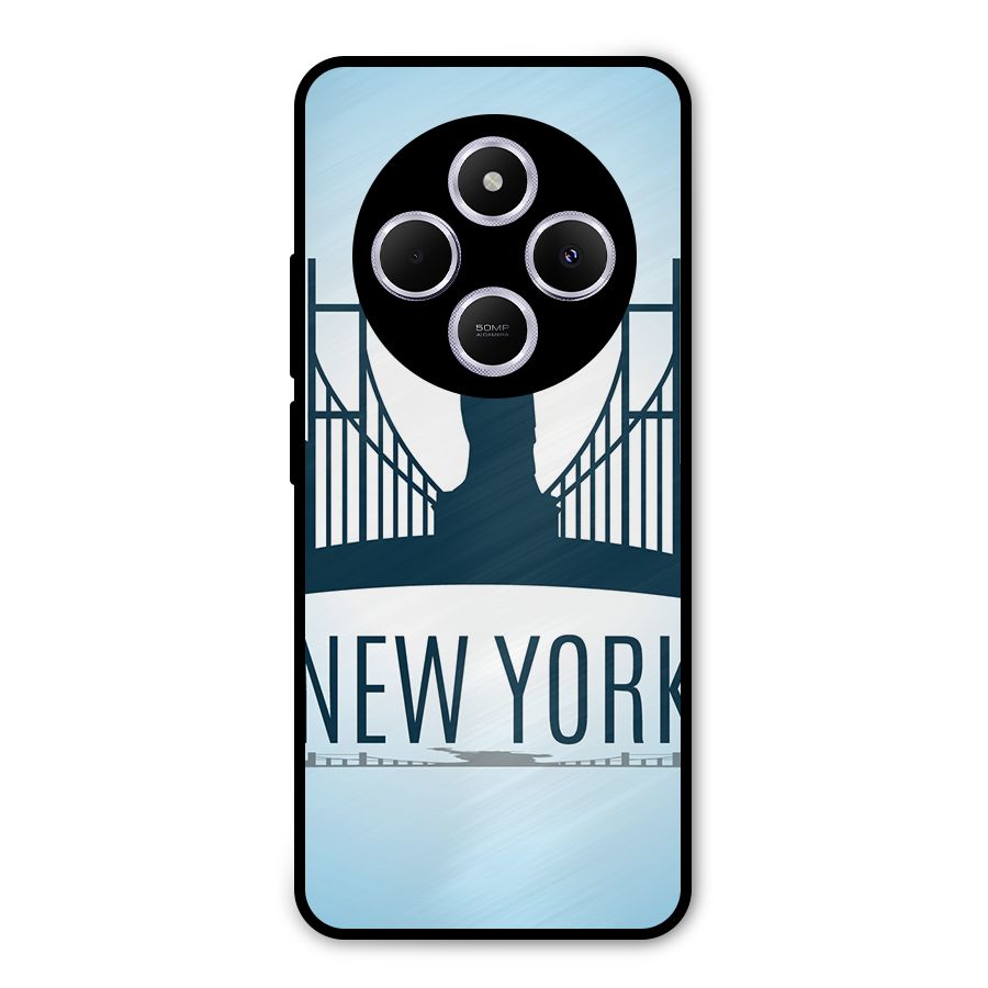 New York Skyline Metal Back Case for Redmi 14C