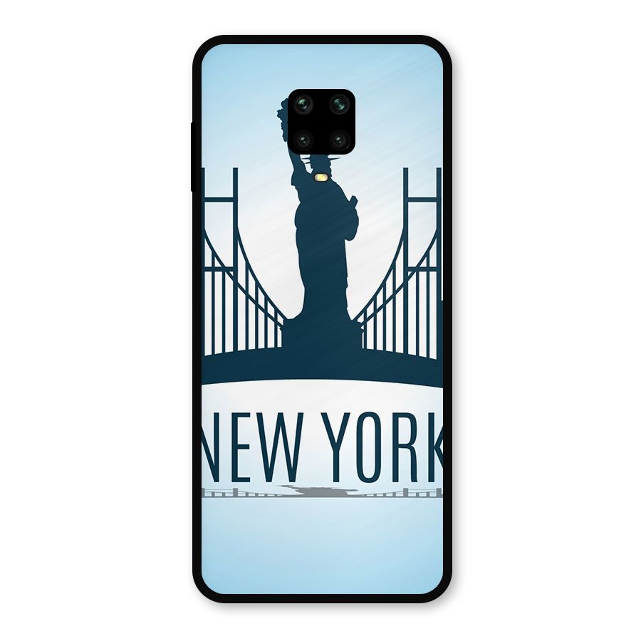 New York Skyline Metal Back Case for Redmi Note 10 Lite