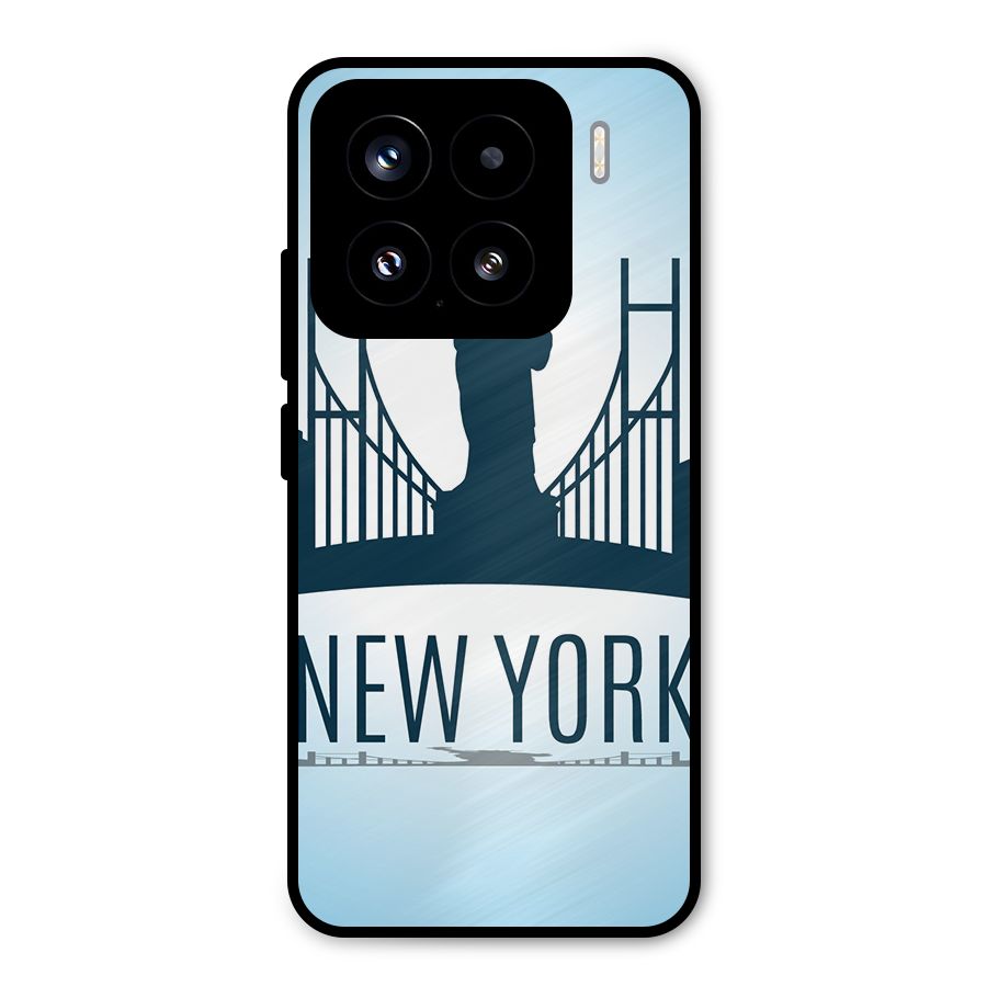 New York Skyline Metal Back Case for Xiaomi 15