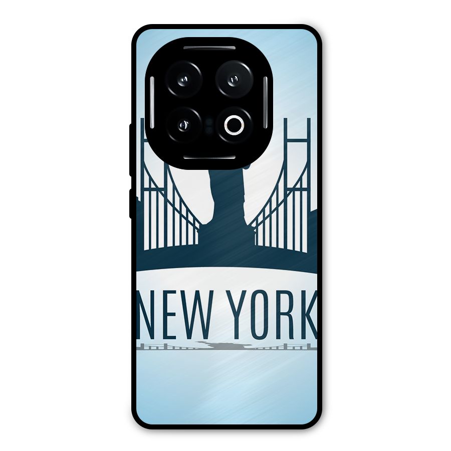 New York Skyline Metal Back Case for iQOO 13