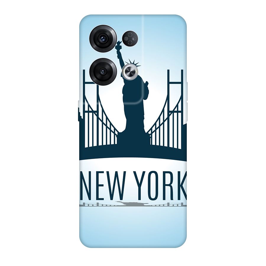New York Skyline Original Polycarbonate Back Case for Oppo Reno8 Pro 5G