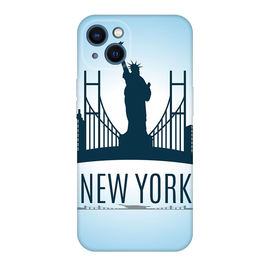 New York Skyline Original Polycarbonate Back Case for iPhone 13