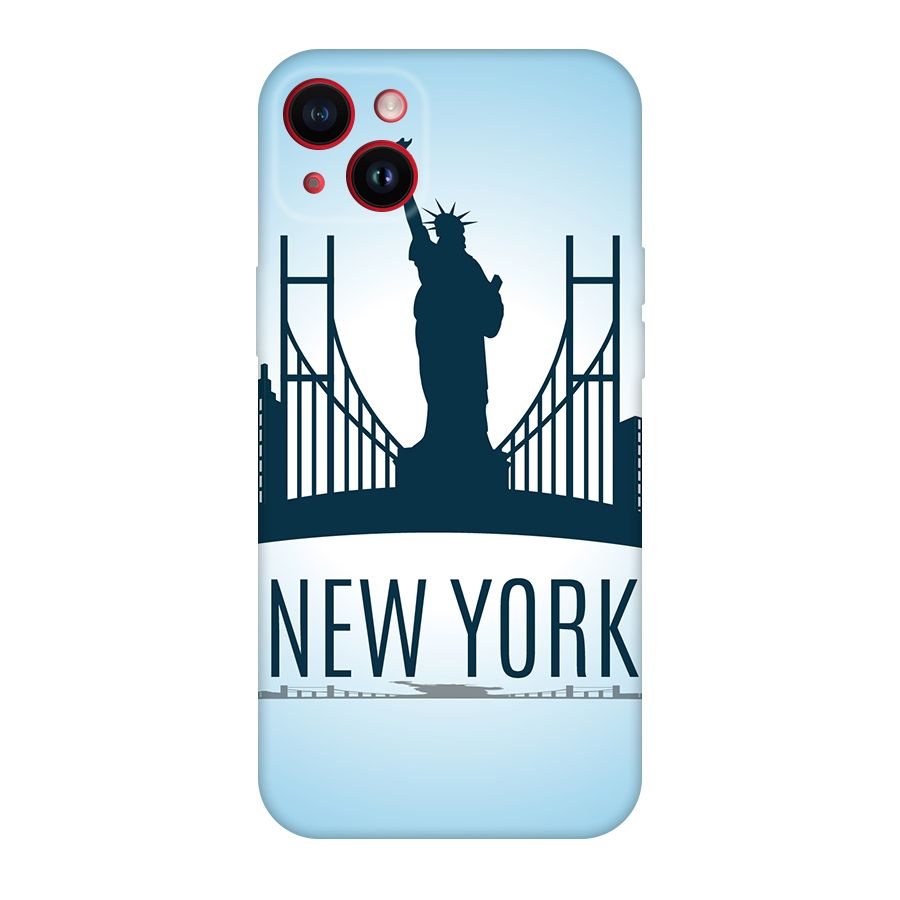 New York Skyline Original Polycarbonate Back Case for iPhone 14 Plus
