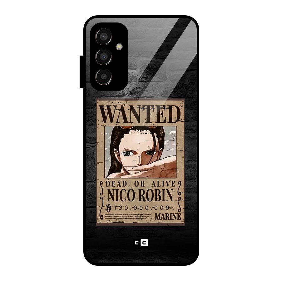 Nico Robin Wanted Glass Back Case for Galaxy F13