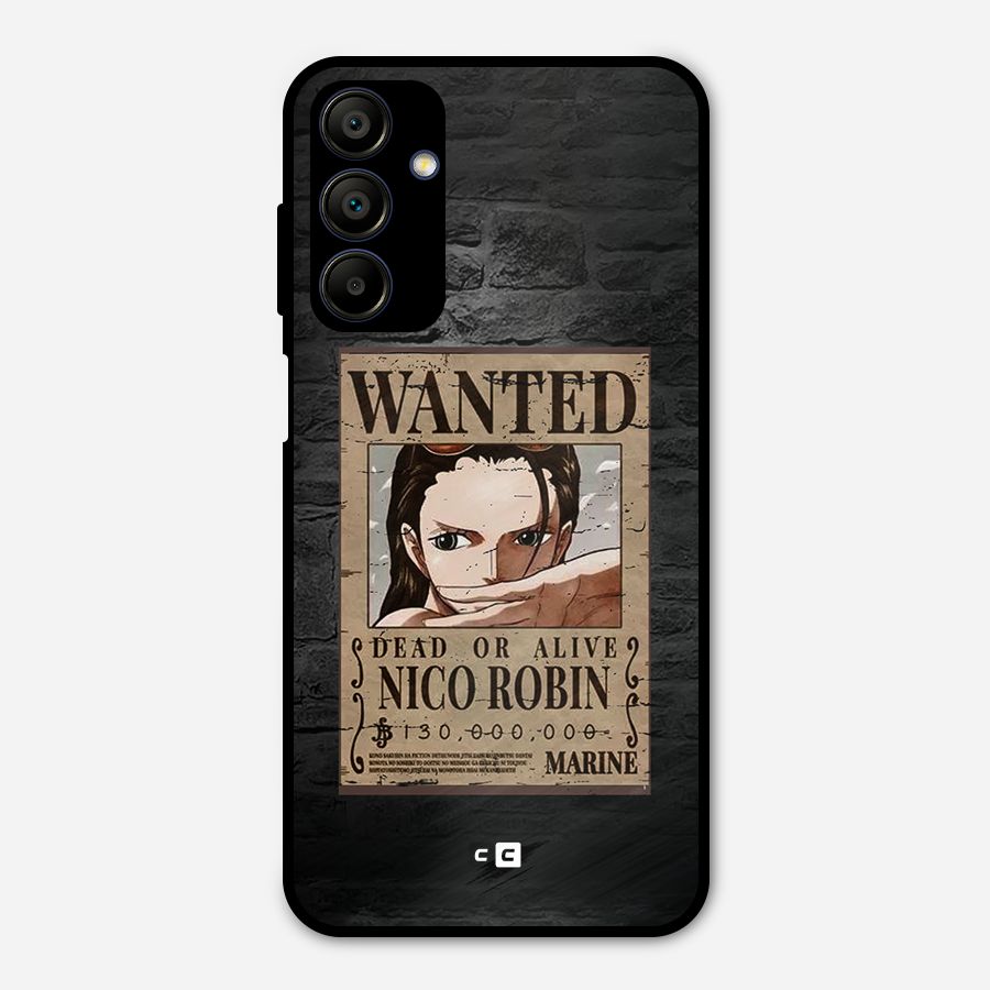 Nico Robin Wanted Metal Back Case for Galaxy A15 5G