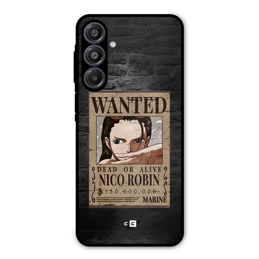 Nico Robin Wanted Metal Back Case for Galaxy A16 5G