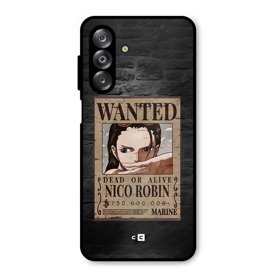 Nico Robin Wanted Metal Back Case for Galaxy A26