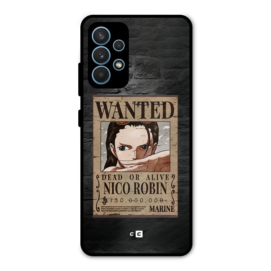 Nico Robin Wanted Metal Back Case for Galaxy A32