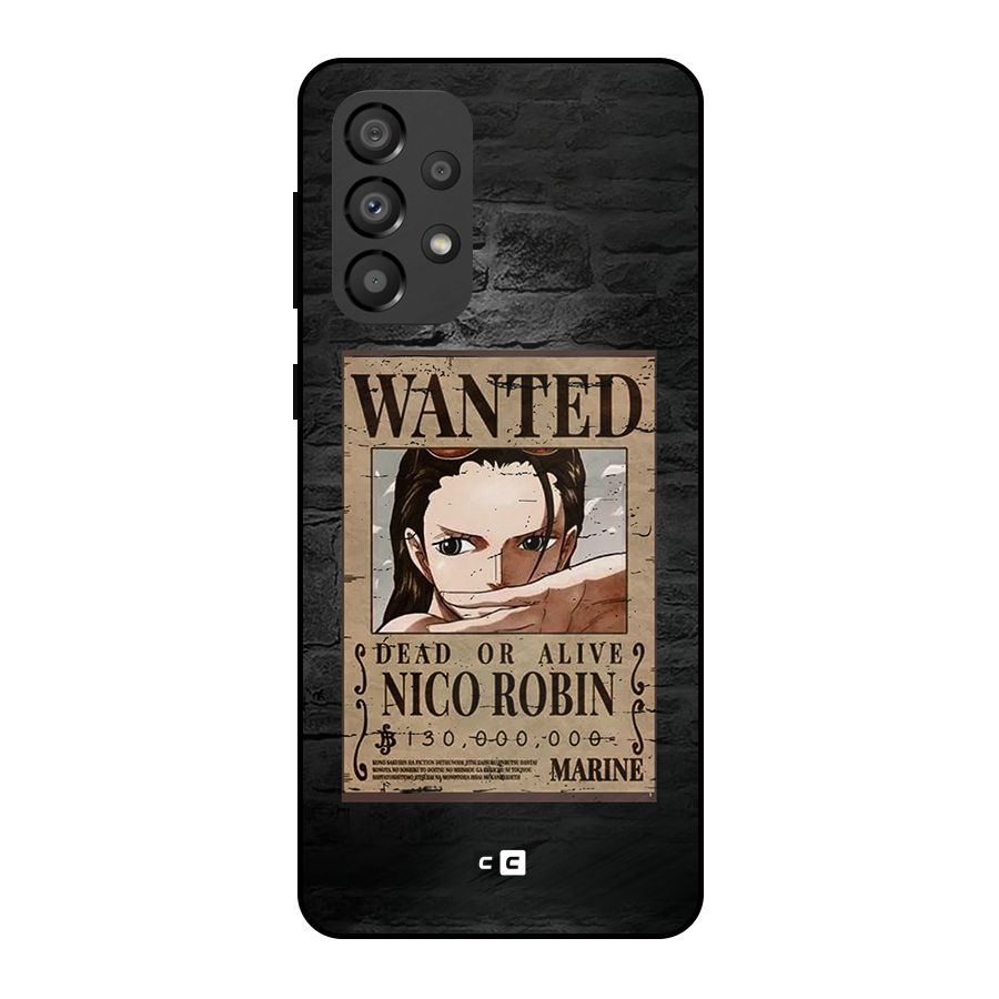 Nico Robin Wanted Metal Back Case for Galaxy A33 5G