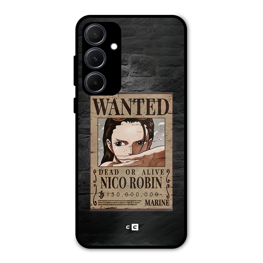 Nico Robin Wanted Metal Back Case for Galaxy A35