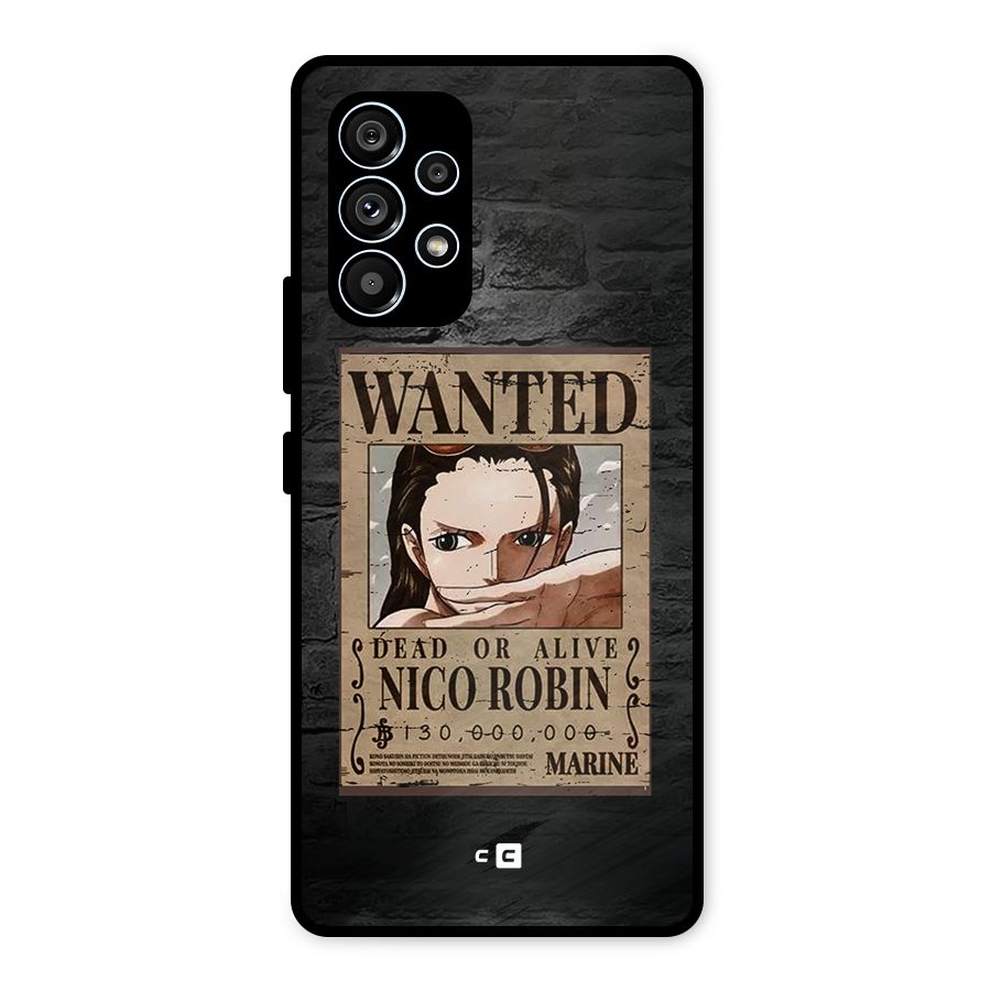 Nico Robin Wanted Metal Back Case for Galaxy A53 5G
