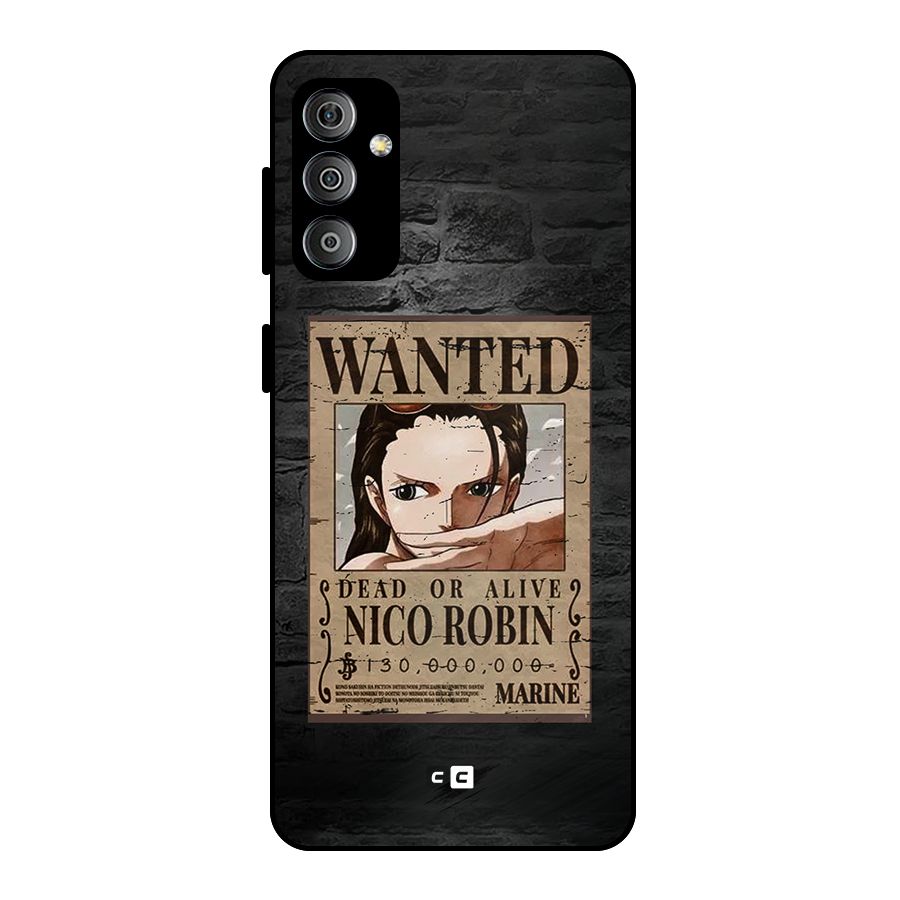 Nico Robin Wanted Metal Back Case for Galaxy F23