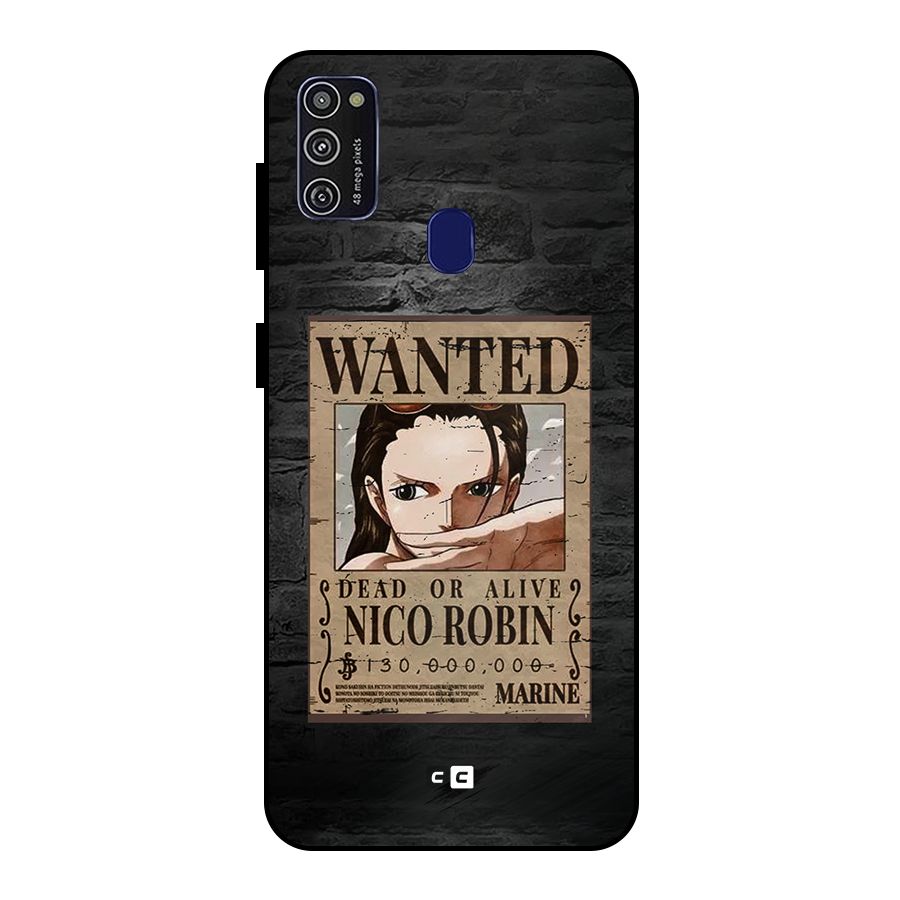 Nico Robin Wanted Metal Back Case for Galaxy M21