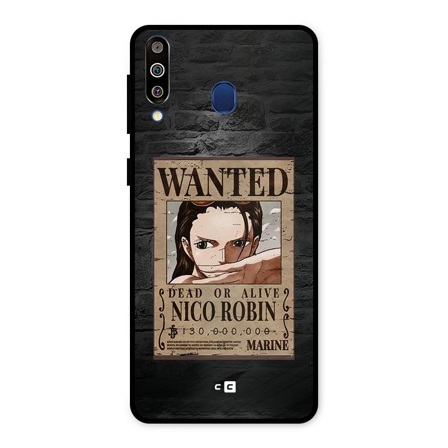 Nico Robin Wanted Metal Back Case for Galaxy M30