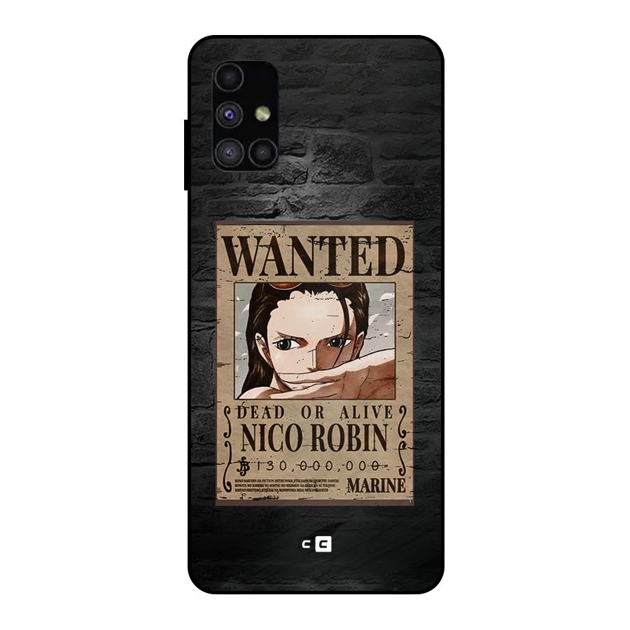 Nico Robin Wanted Metal Back Case for Galaxy M51