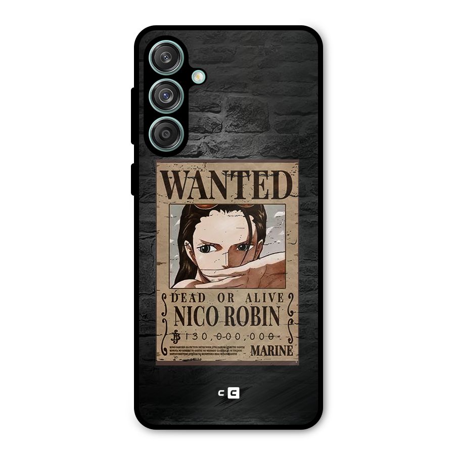 Nico Robin Wanted Metal Back Case for Galaxy M55 5G