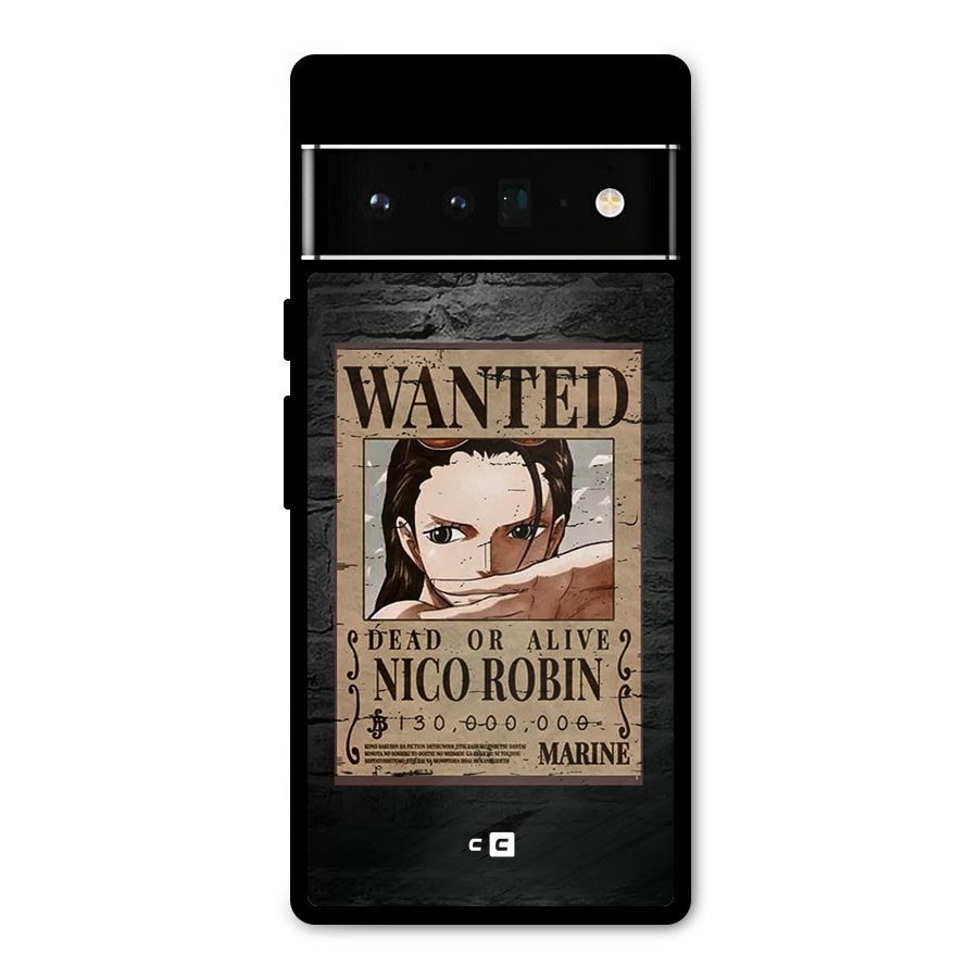 Nico Robin Wanted Metal Back Case for Google Pixel 6 Pro