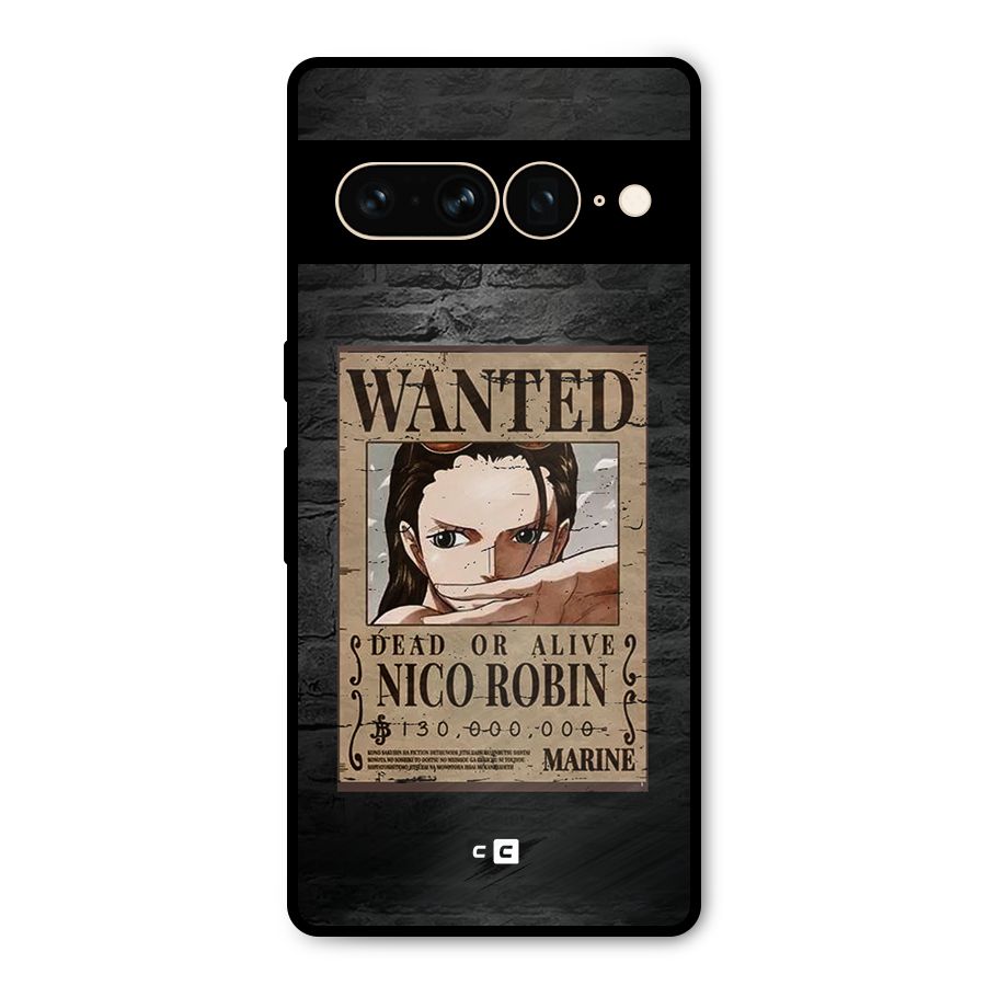 Nico Robin Wanted Metal Back Case for Google Pixel 7 Pro