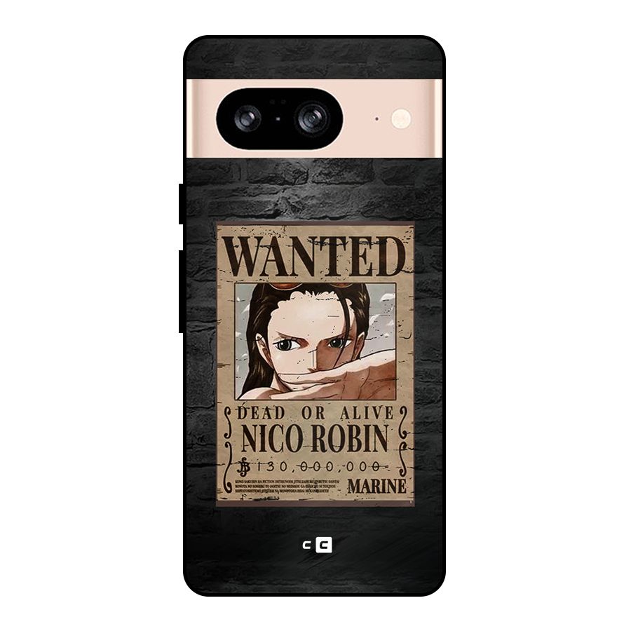 Nico Robin Wanted Metal Back Case for Google Pixel 8