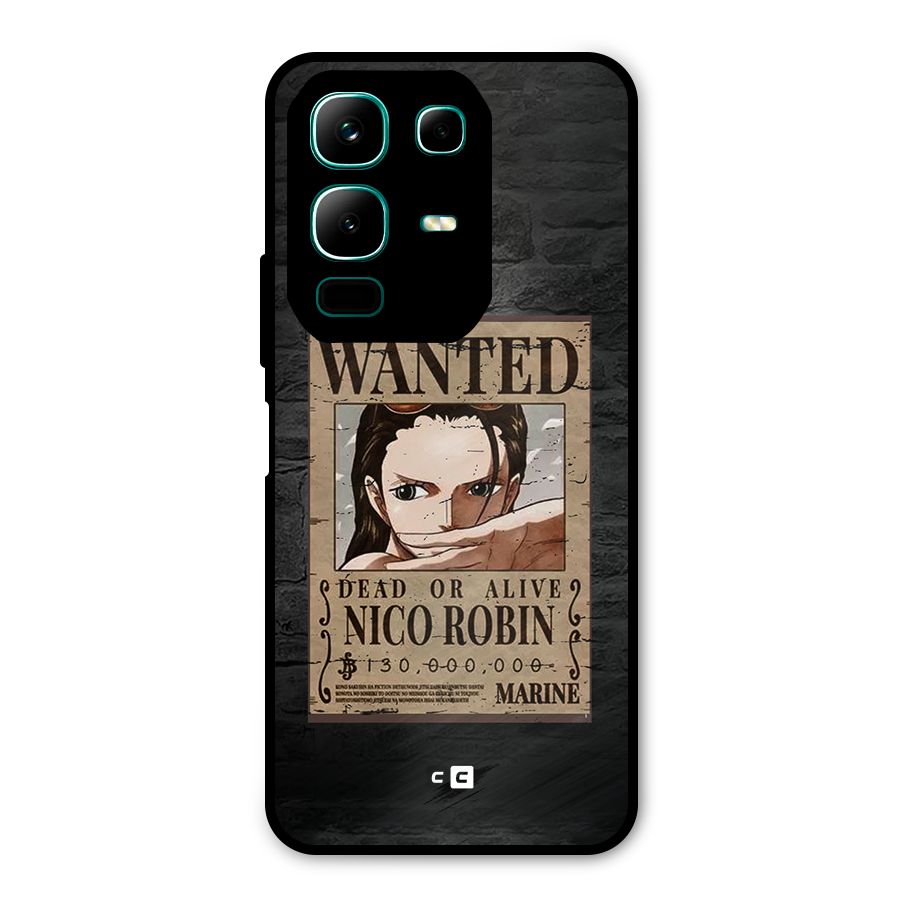Nico Robin Wanted Metal Back Case for Infinix Note 50x