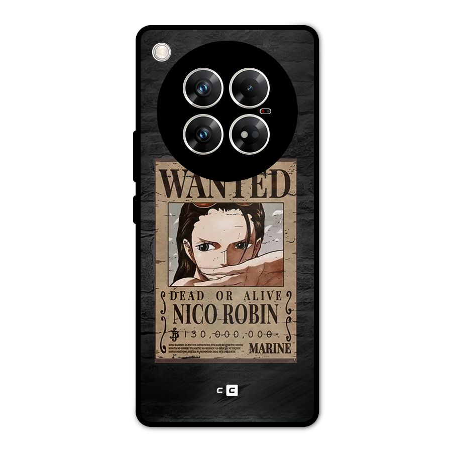 Nico Robin Wanted Metal Back Case for Infinix Zero 40 5G