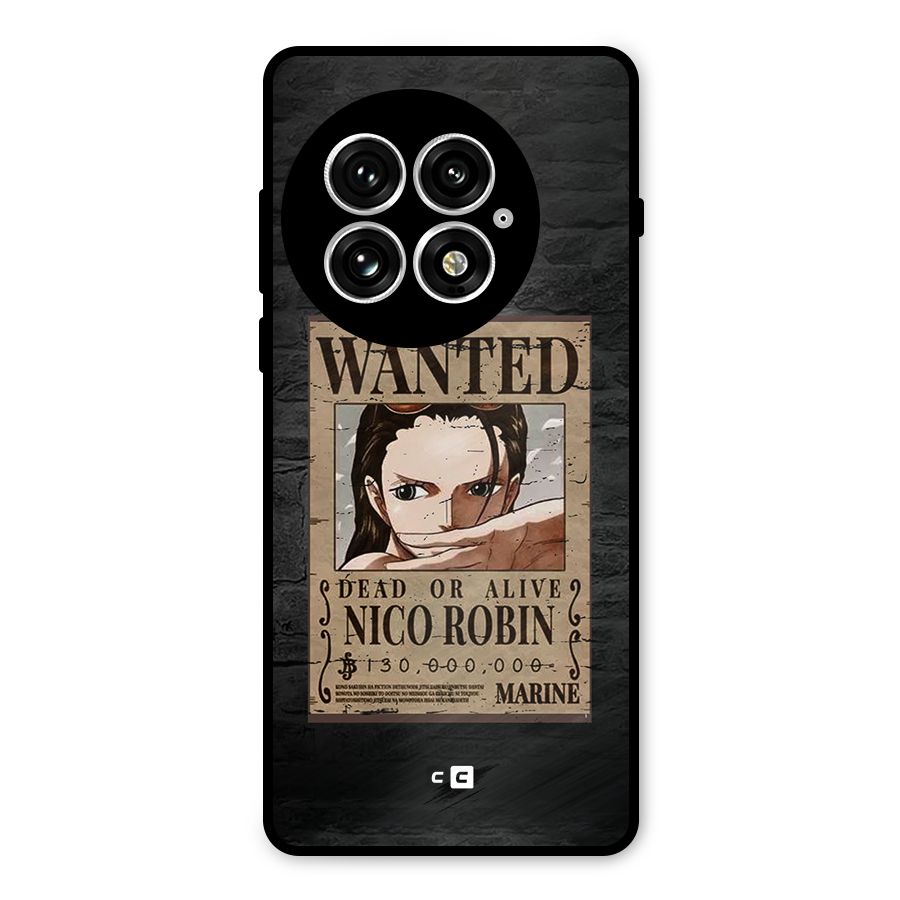 Nico Robin Wanted Metal Back Case for OnePlus 13