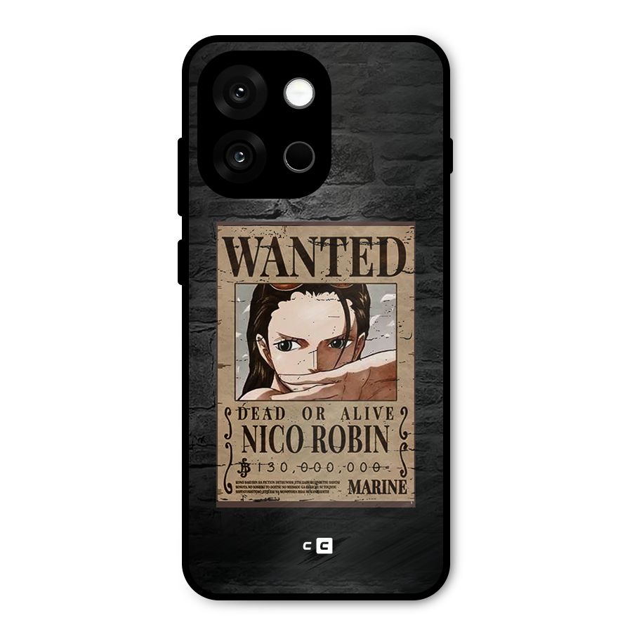 Nico Robin Wanted Metal Back Case for OnePlus 13s
