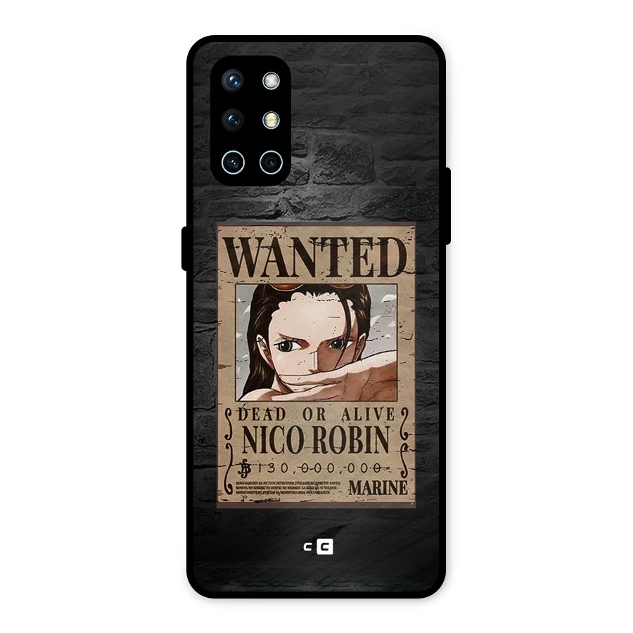 Nico Robin Wanted Metal Back Case for OnePlus 9R