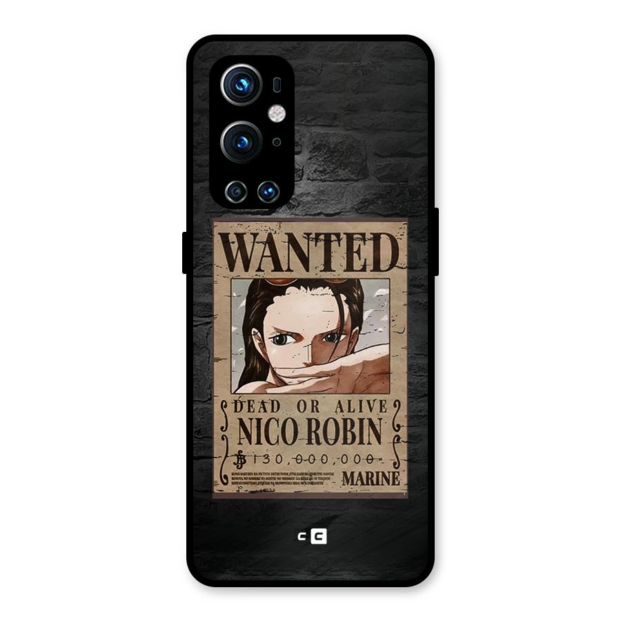 Nico Robin Wanted Metal Back Case for OnePlus 9 Pro