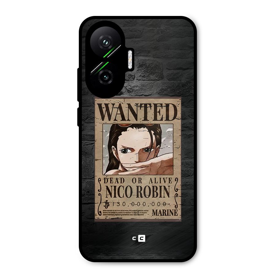 Nico Robin Wanted Metal Back Case for Poco F7