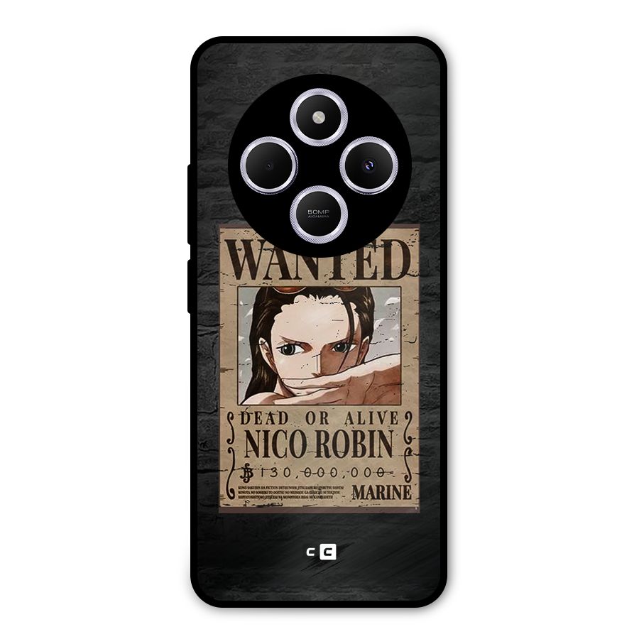 Nico Robin Wanted Metal Back Case for Poco M7