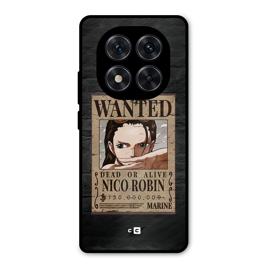 Nico Robin Wanted Metal Back Case for Poco X7