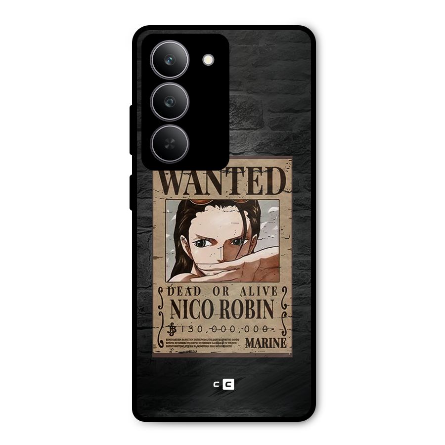 Nico Robin Wanted Metal Back Case for Realme 14x