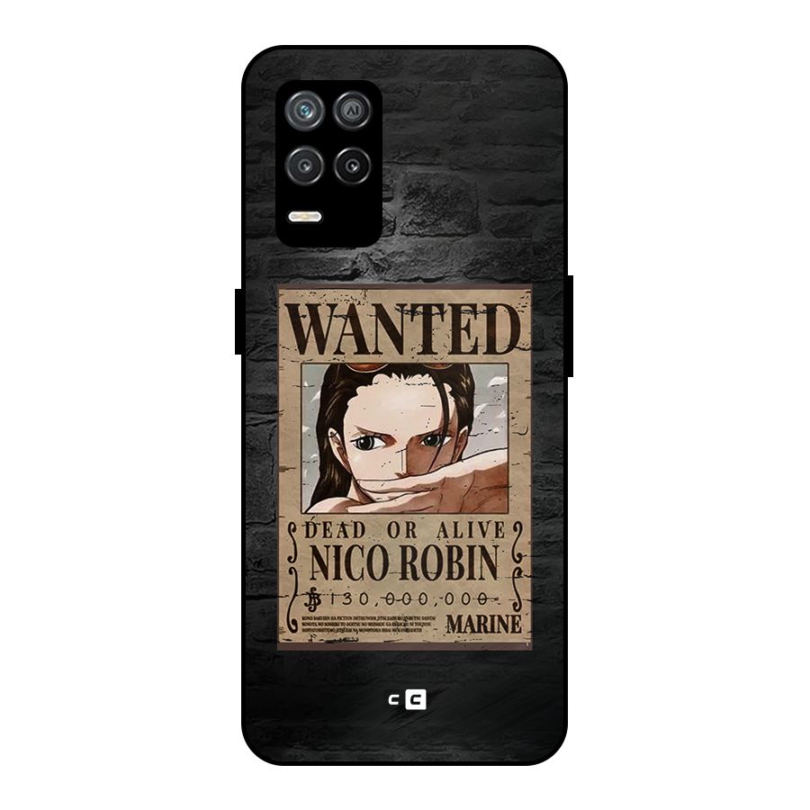 Nico Robin Wanted Metal Back Case for Realme 9 5G