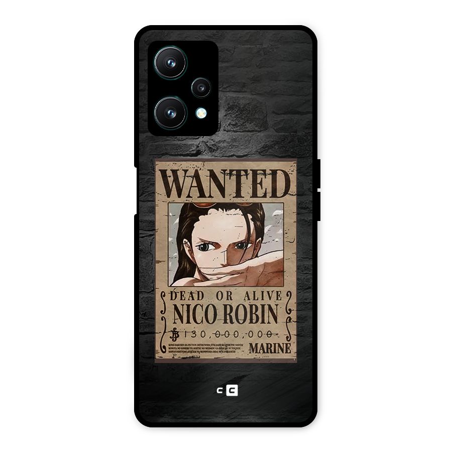 Nico Robin Wanted Metal Back Case for Realme 9 Pro 5G