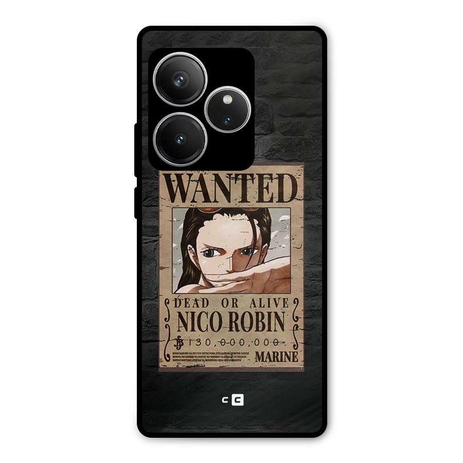 Nico Robin Wanted Metal Back Case for Realme GT 6