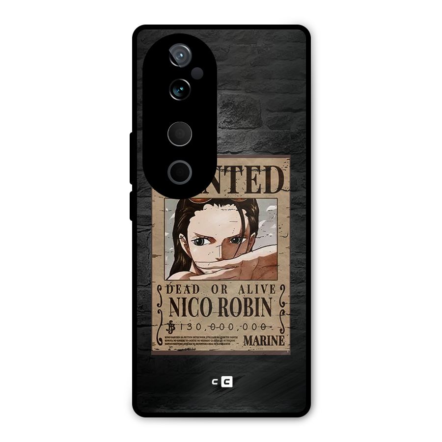 Nico Robin Wanted Metal Back Case for Vivo T3 Ultra