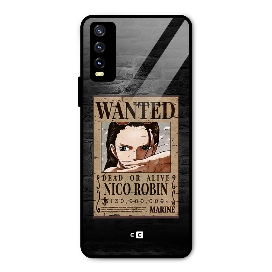 Nico Robin Wanted Metal Back Case for Vivo Y20