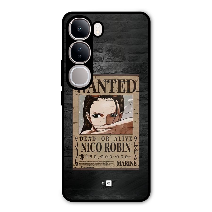Nico Robin Wanted Metal Back Case for Vivo Y300