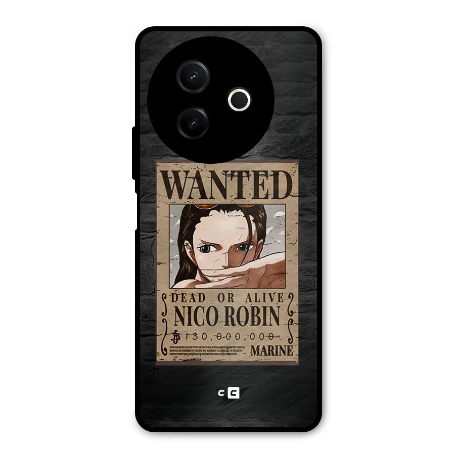 Nico Robin Wanted Metal Back Case for Vivo Y39