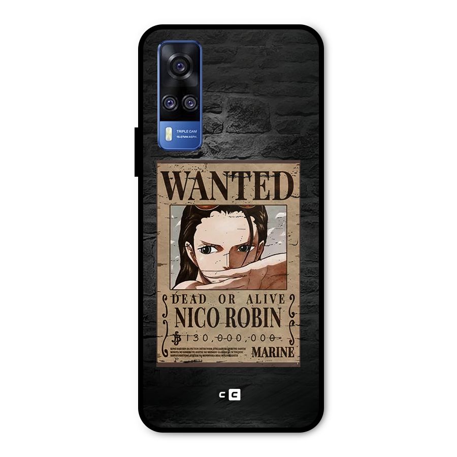 Nico Robin Wanted Metal Back Case for Vivo Y51A