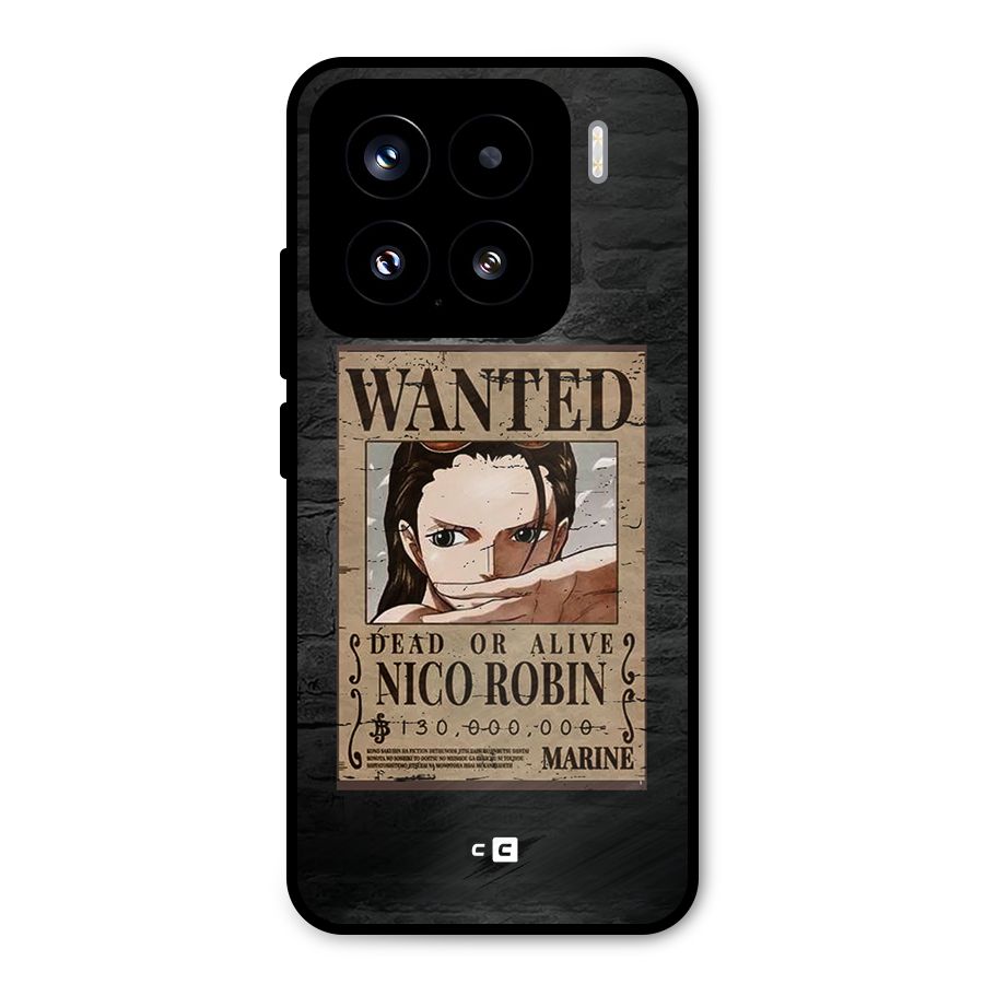 Nico Robin Wanted Metal Back Case for Xiaomi 15