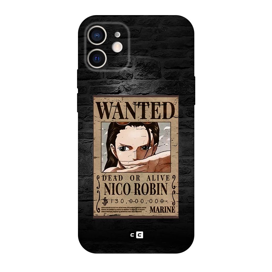 Nico Robin Wanted Original Polycarbonate Back Case for iPhone 12
